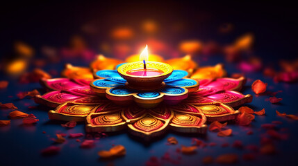 Diwali Festival of lights background