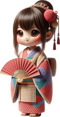 Cultural tradition of festivals and holidays is beautifully captured through illustrations of cute 3D characters.