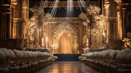 a classic wedding hall
