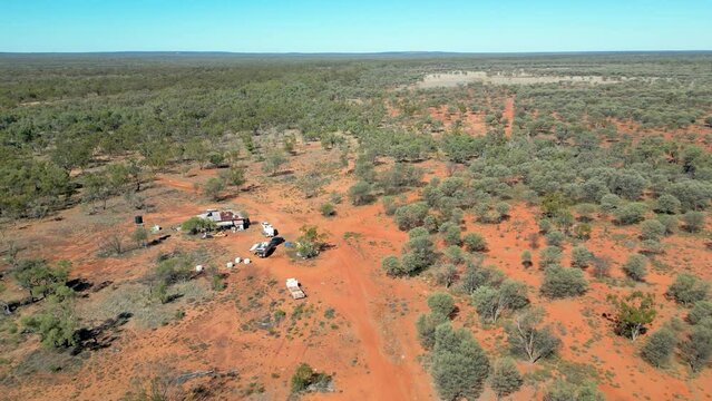 An outback shack in remote Australia