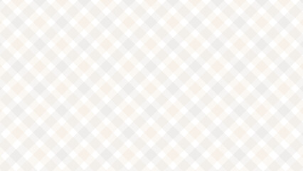 Diagonal beige and grey checkered in the white background