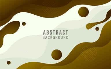 abstract brown gradient color with wave shape geometric background. eps10 vector