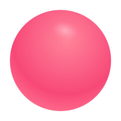 Vector 3d realistic sphere icon vector illustration