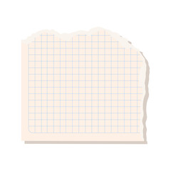 Vector realistic paper rips design on white background