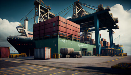 Container cargo terminal