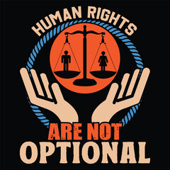human rights tshirt design art