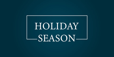 Fototapeta premium Holiday season stylish design. Greeting card illustration