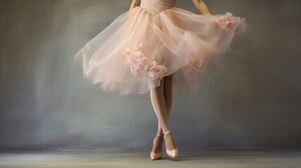 Legs of ballerina art dance