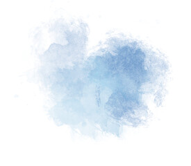 Blue watercolor stain
