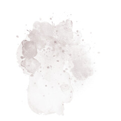 Brown watercolor stain