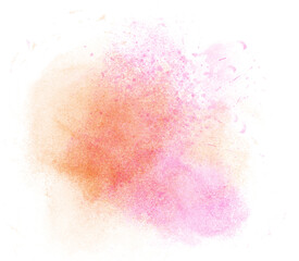 Colorlul pink watercolor stain