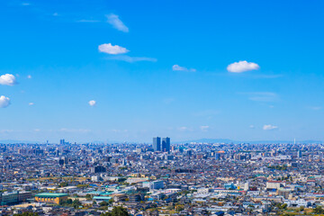 Fototapeta premium 美しい大阪の町並み
