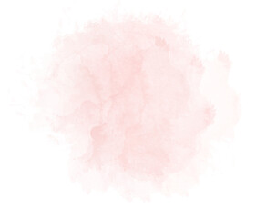 Pink watercolor stain