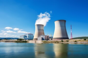 nuclear power plant landscape