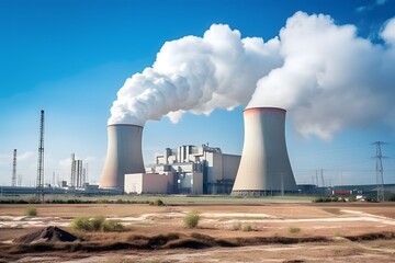nuclear power plant landscape