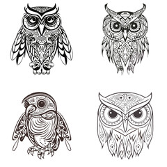 set of owls