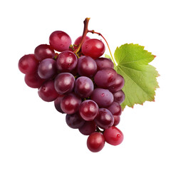 Grape isolated on transparent background,transparency 