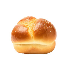 Brioche bread isolated on transparent background,transparency 