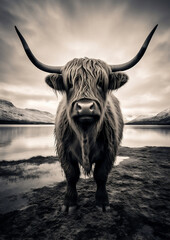 Animal mammal horn nature cow scotland