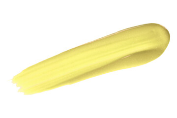 Light yellow watercolor background. Artistic hand paint. Isolated on transparent background.