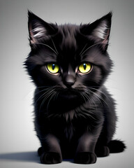 Fototapeta premium Black Cat