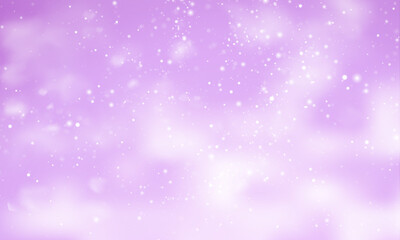 Vector elegant purple sparkle bokeh light background design