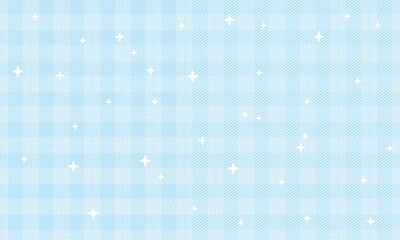 Vector plaid fabric texture blue color seamless pattern vector illustration background