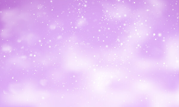 Vector elegant purple sparkle bokeh light background design