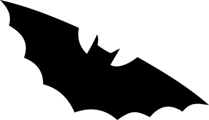 Fototapeta premium Halloween bat silhouette vector illustration
