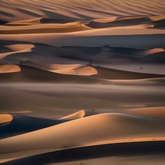Fototapeta na wymiar A moonlit desert where sand dunes shimmer with the reflections of distant galaxies2