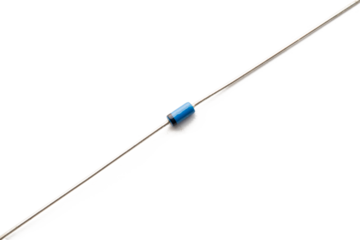 BAT41 Schottky diode isolated on white background