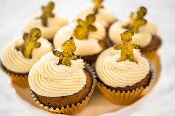 Gingerbread cupcakes