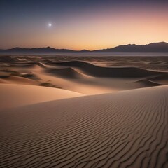 Fototapeta na wymiar A mystical, starlit desert with sand that sparkles like crushed diamonds1