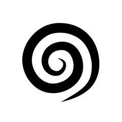 vortex icon vector with simple design