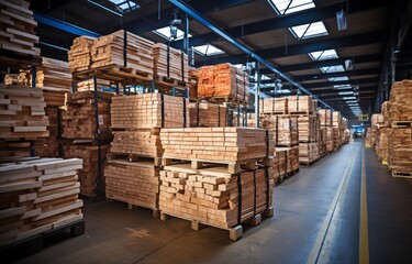 Furniture manufacture stock, storage in warehouses .