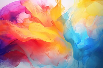 Obraz premium abstract colorful watercolor paint stains and splashes background