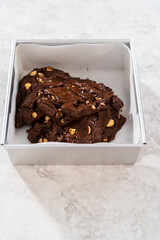 Chocolate macadamia fudge