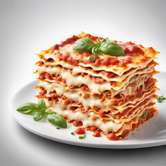 Savory Delight: Close-Up of Delicious Lasagna