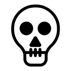 skull and crossbones day of the dead icon illustration
