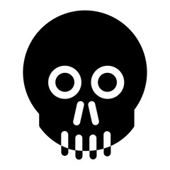 skull and crossbones day of the dead icon illustration