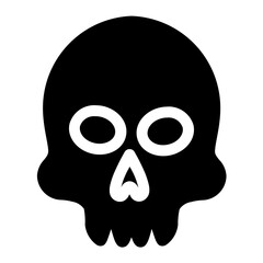 skull and crossbones day of the dead icon illustration