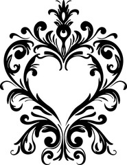 Halloween ornamental curls, swirls divider and filigree ornaments vector illustration. Design elements