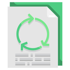 Recycling_Paper recycling filled outline icon,linear,outline,graphic,illustration