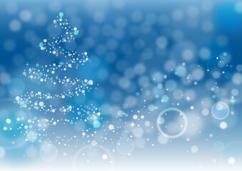 冬の背景ベクター素材