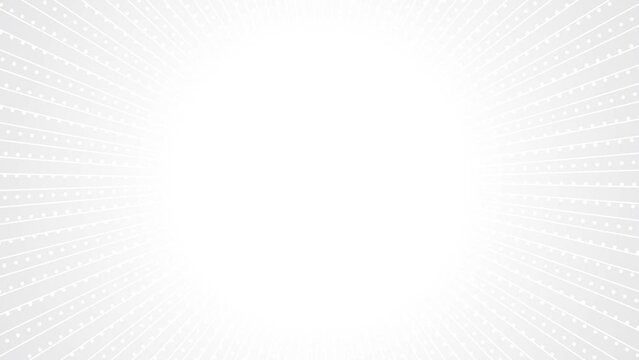Animated white tunnel background, optical fiber and digital data transmission. Basic illustration