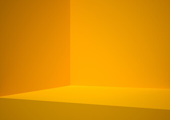 abstract orange background.3D illustration