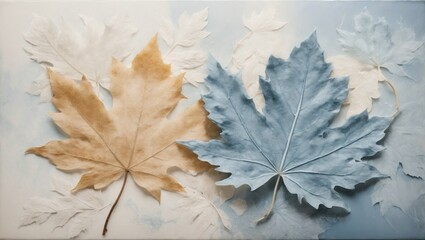encaustic art, fine detail , cyanotype