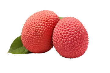 Sweet Lychee Goodness Isolated on Transparent Background