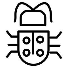 Obraz premium bug line