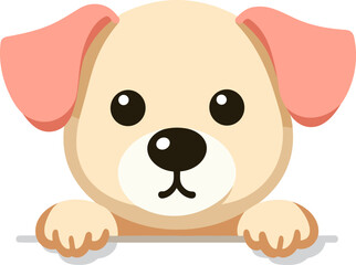 Peeking Dog 